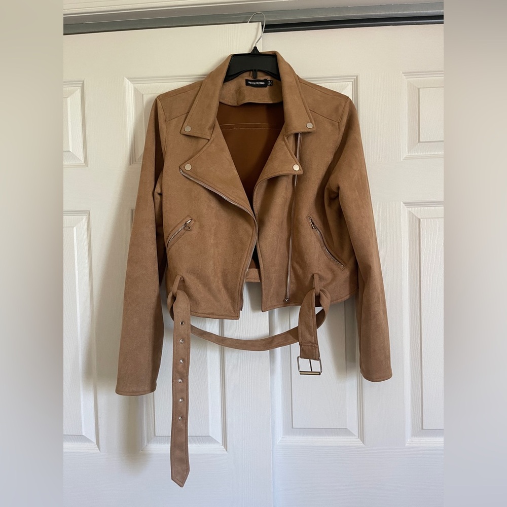 Tan Suede Women's Jacket